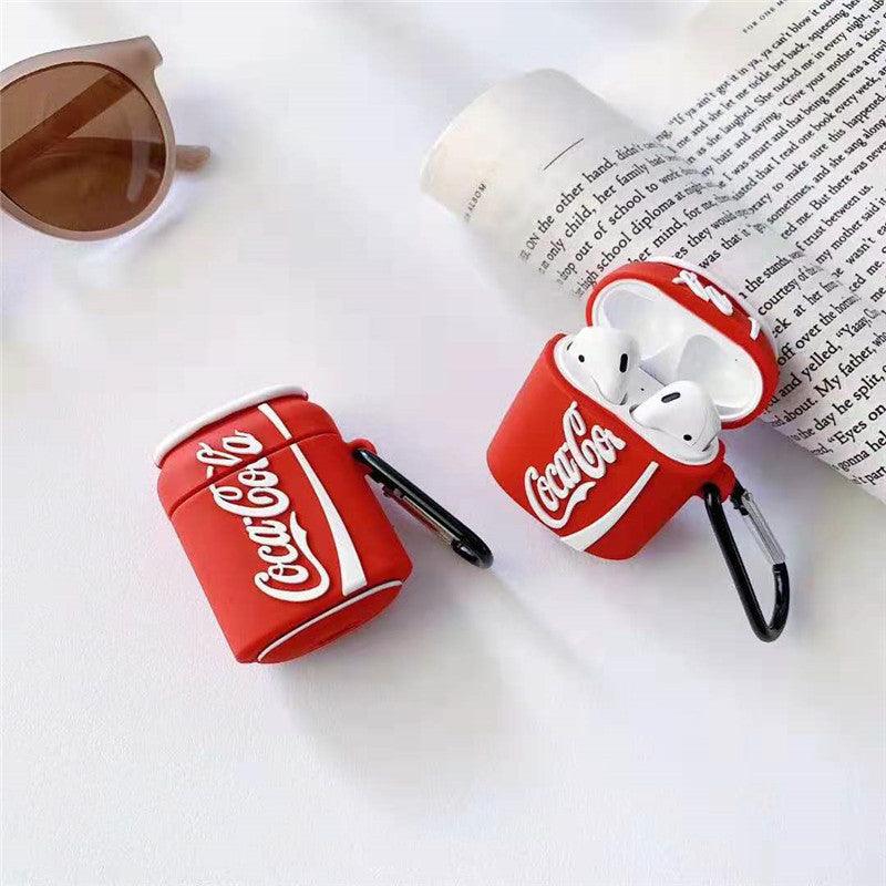 Coco-Cola Cane Silicone Airpods Case