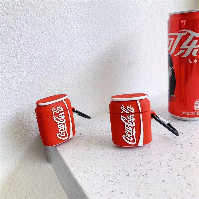 Coco-Cola Cane Silicone Airpods Case
