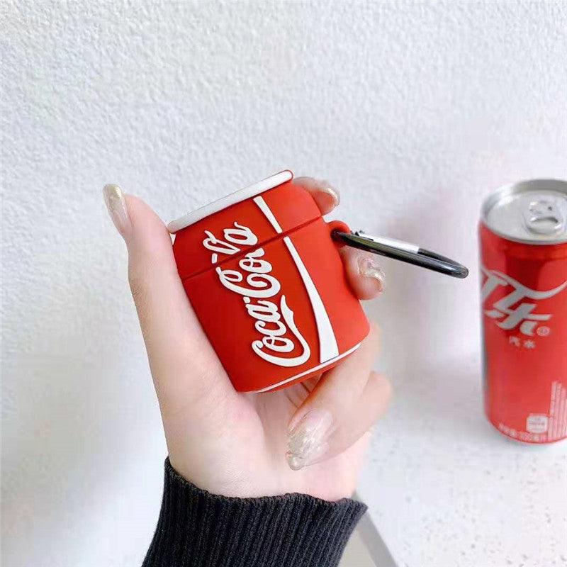 Coco-Cola Cane Silicone Airpods Case