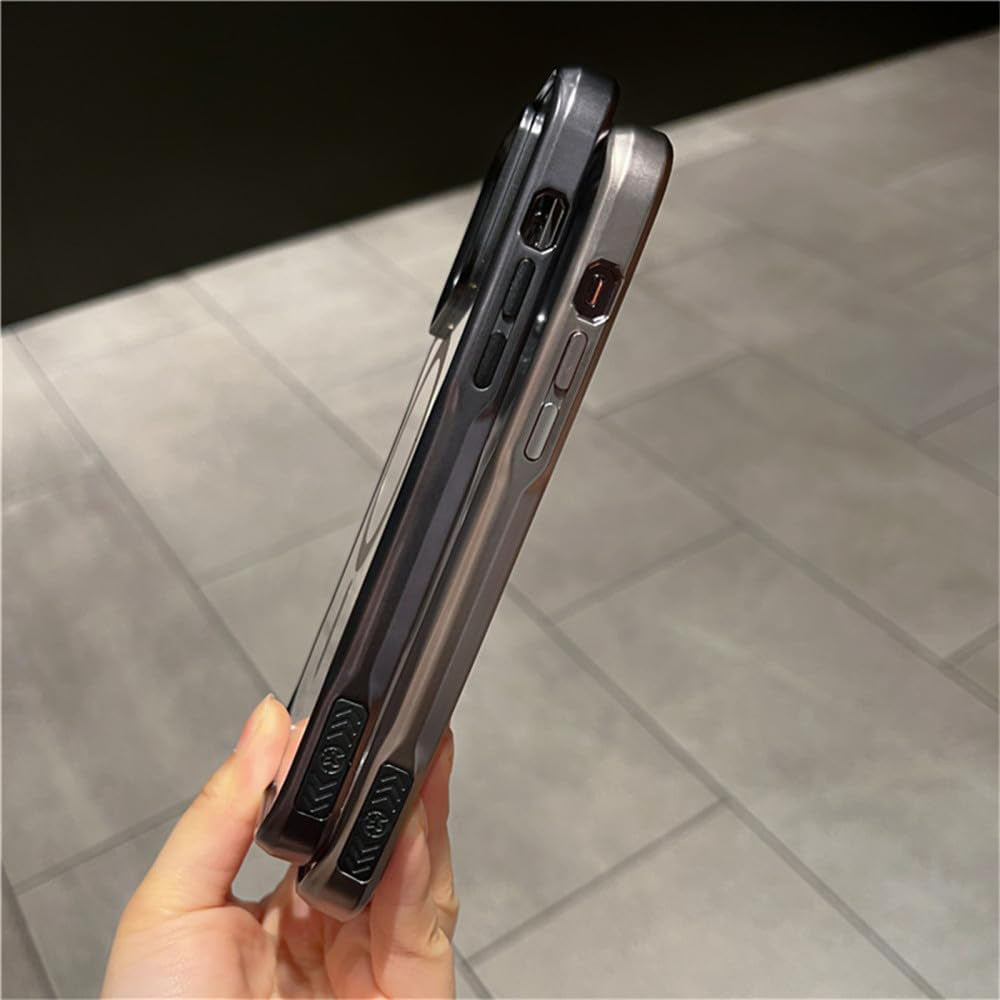 Luxury Acrylic Plating iPhone Case with MagSafe