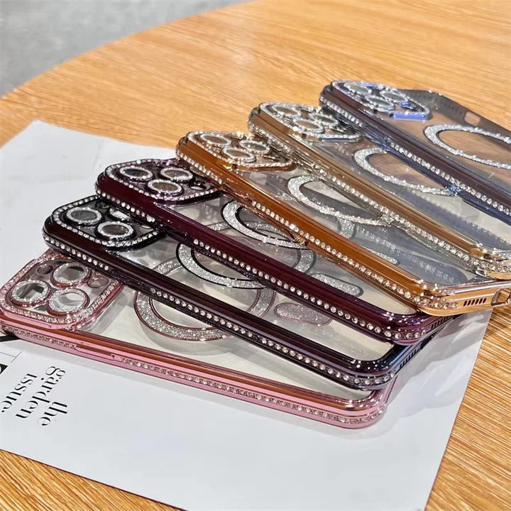 Bling Chrome Crystal Case