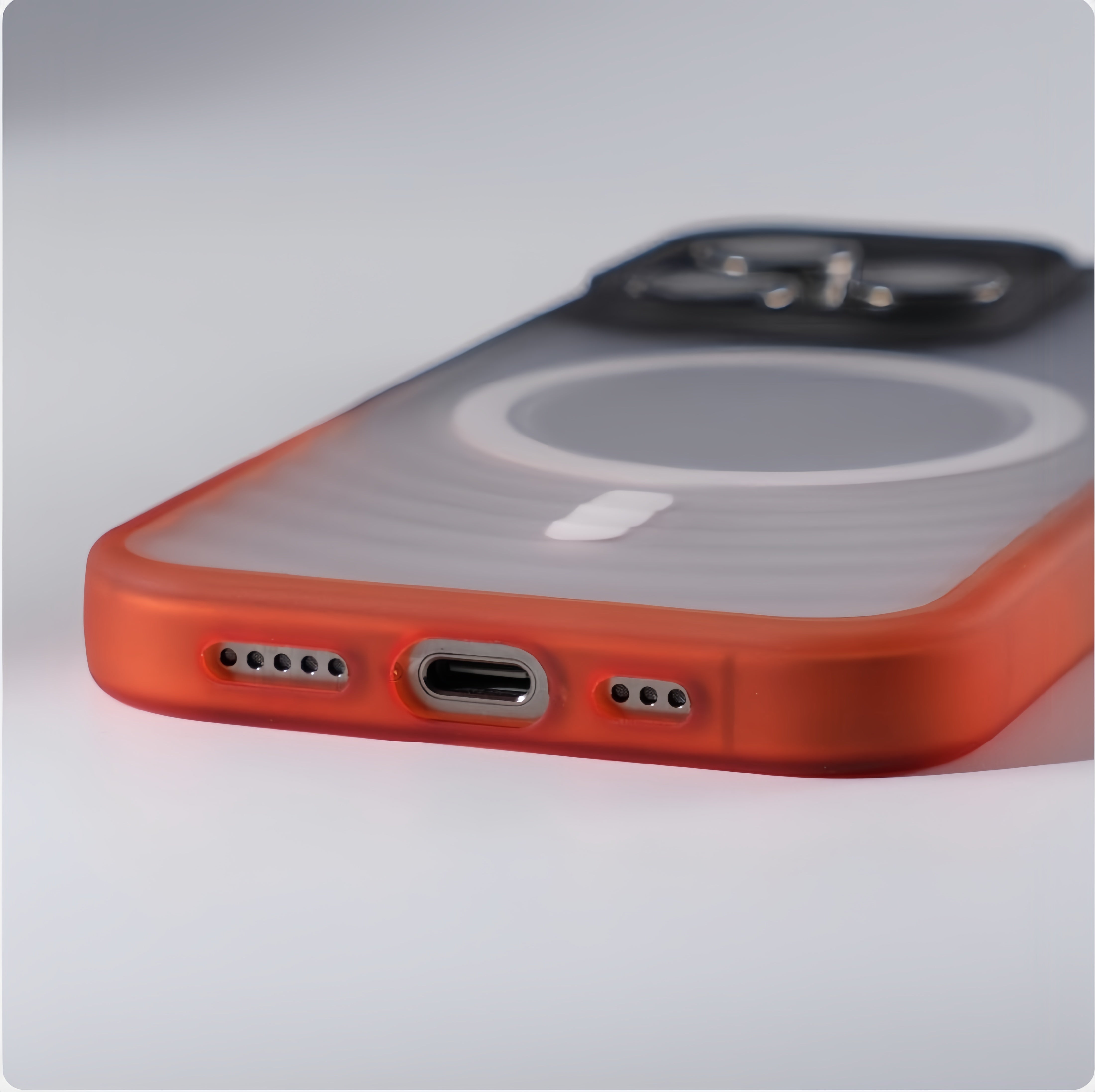 Gradient Two-Tone Frame iPhone Case