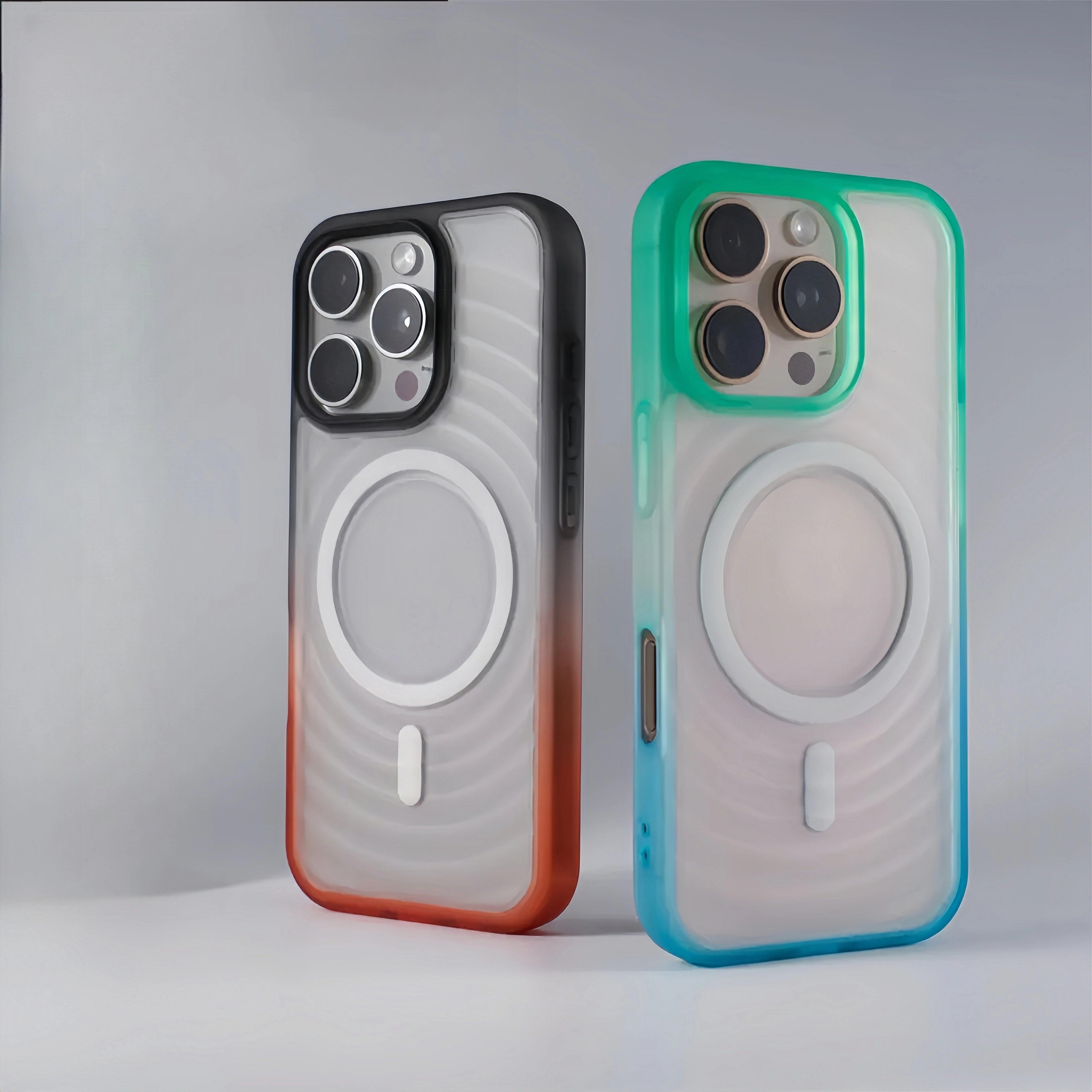 Gradient Two-Tone Frame iPhone Case