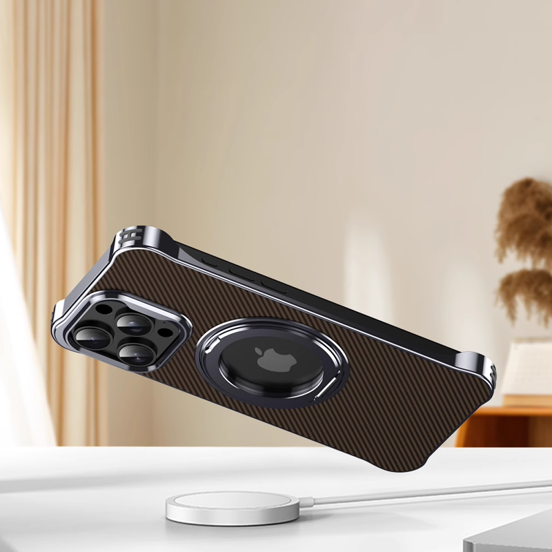 Carbon Spin MagSafe Armor iPhone Case