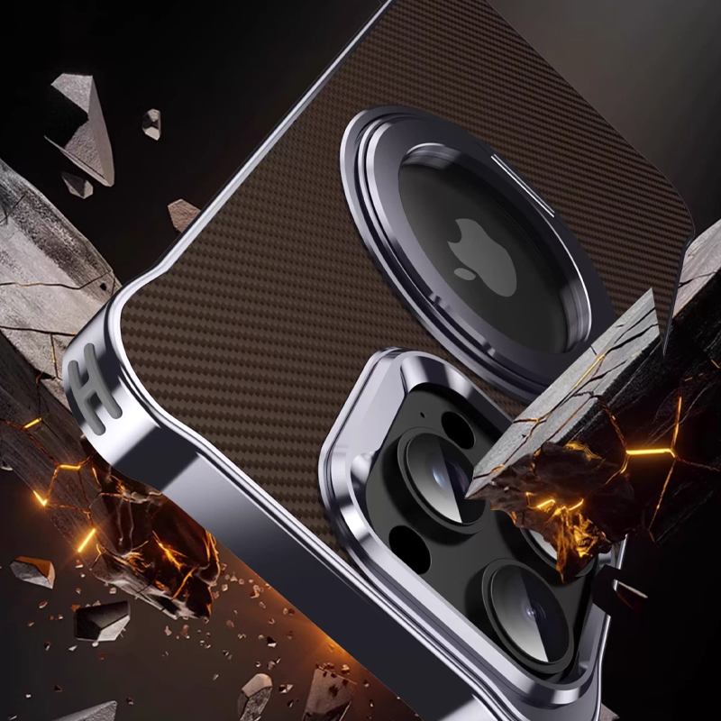 Carbon Spin MagSafe Armor iPhone Case
