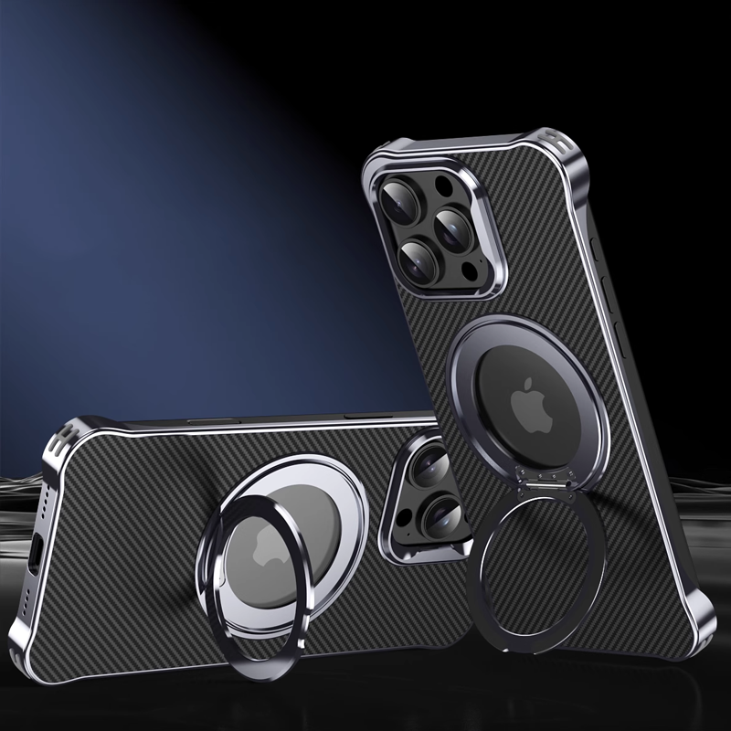 Carbon Spin MagSafe Armor iPhone Case
