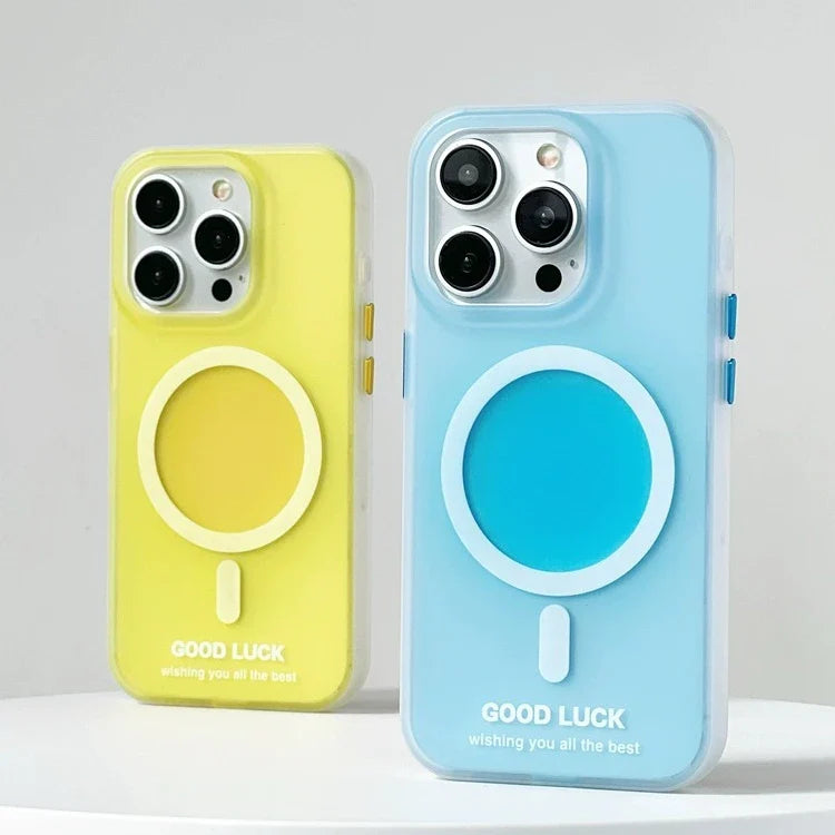 Macaron Color Magnetic iPhone Case