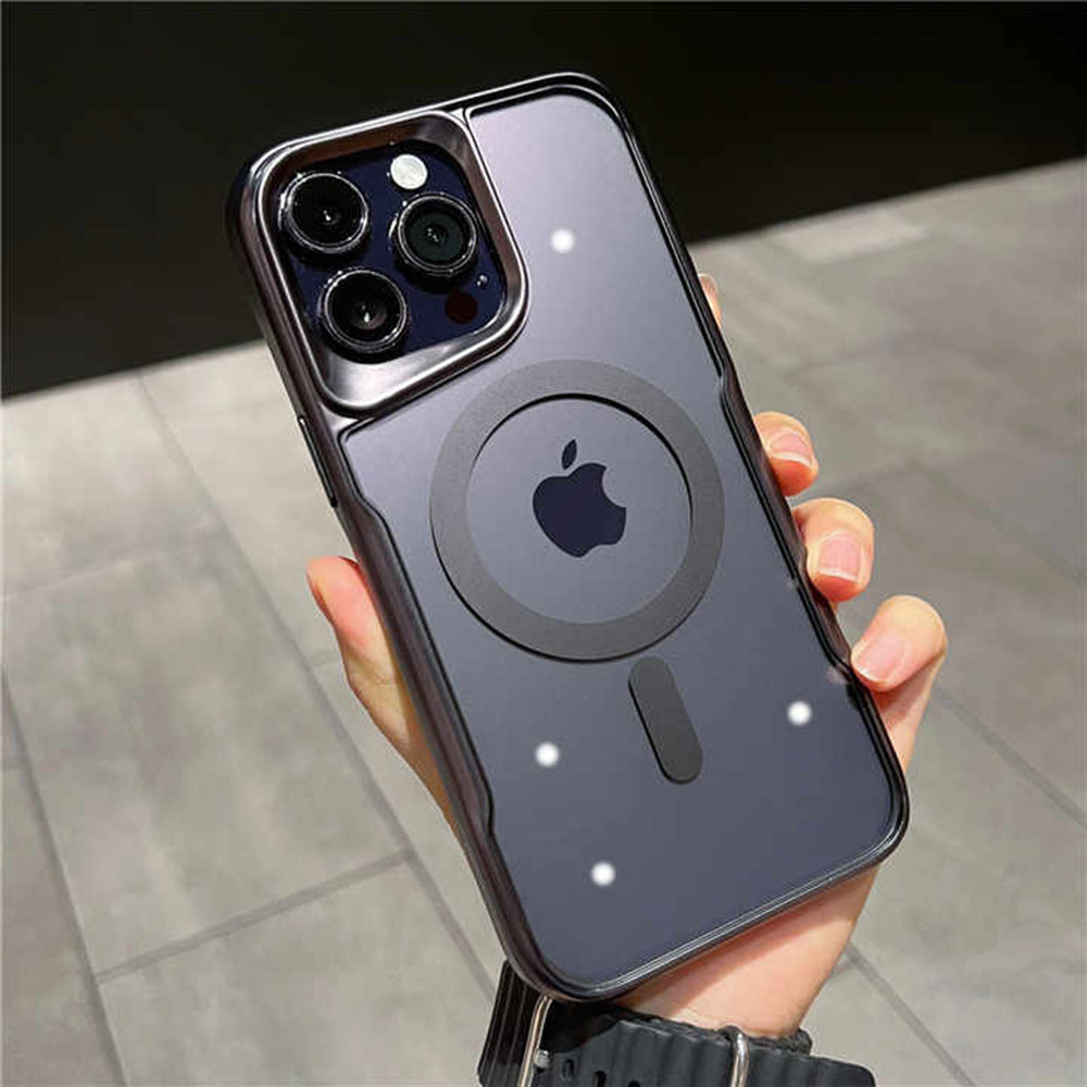 Luxury Acrylic Plating iPhone Case with MagSafe