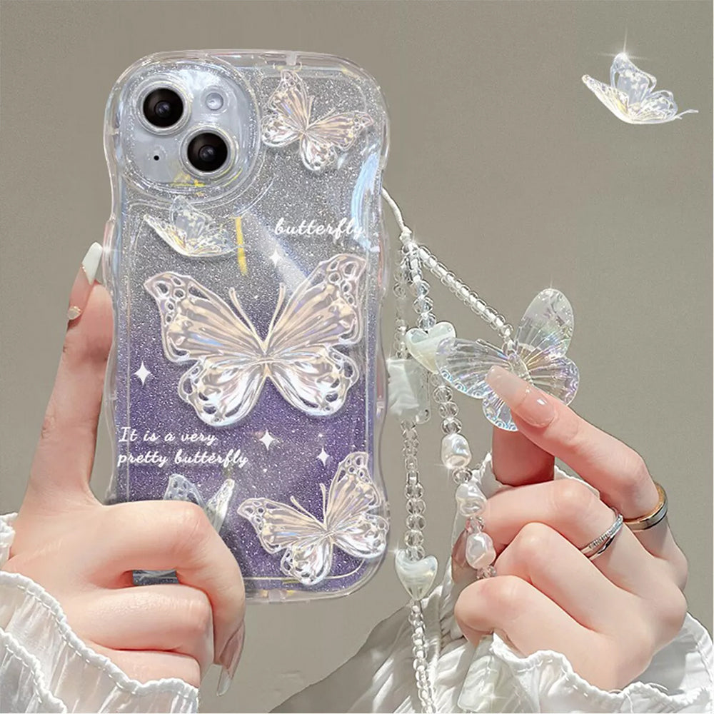 WaveGlitz Butterfly Phone Case