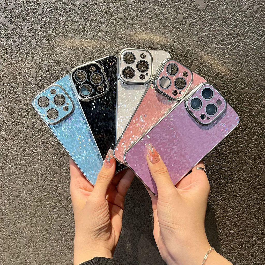 Laser Sequin Diamond iPhone Case