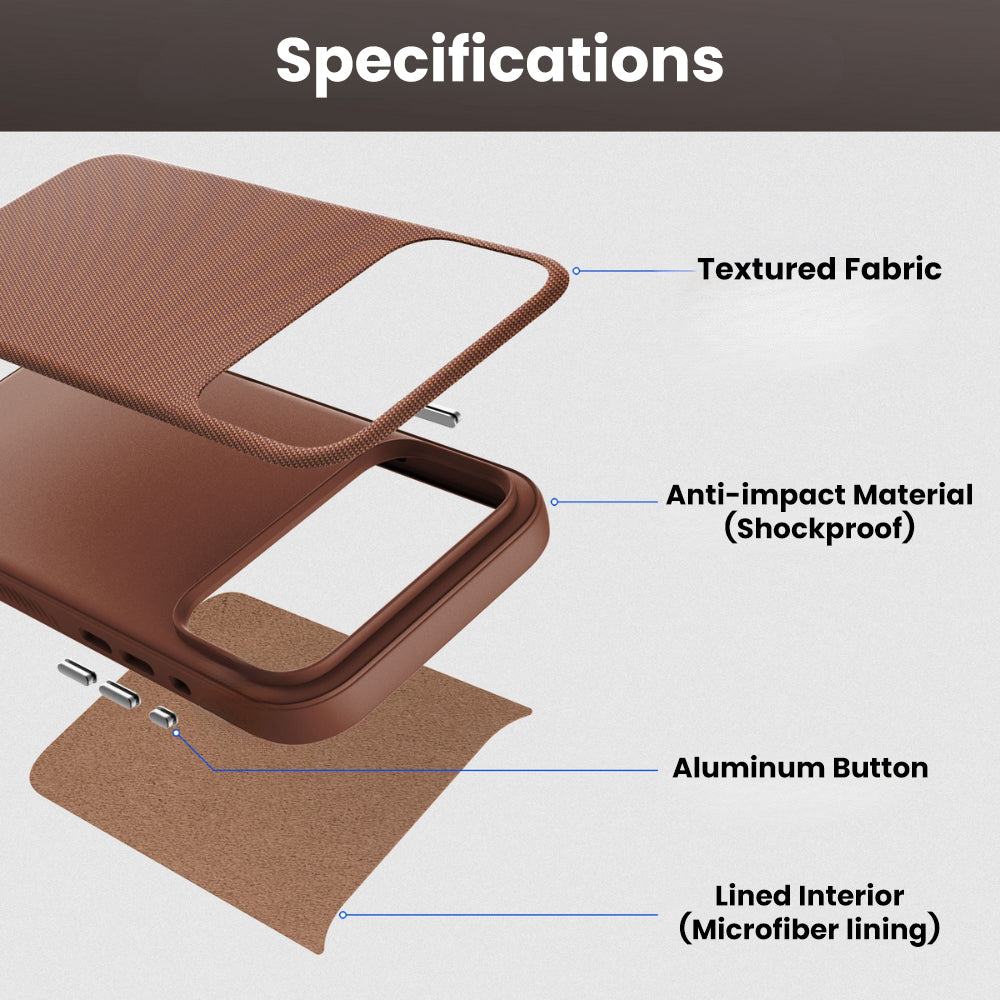 Woven Fabric MagSafe iPhone Case