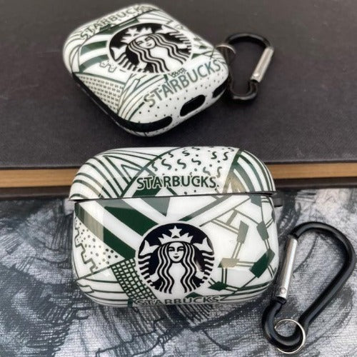 Starbucks Glossy Silicone Airpods Case Cover