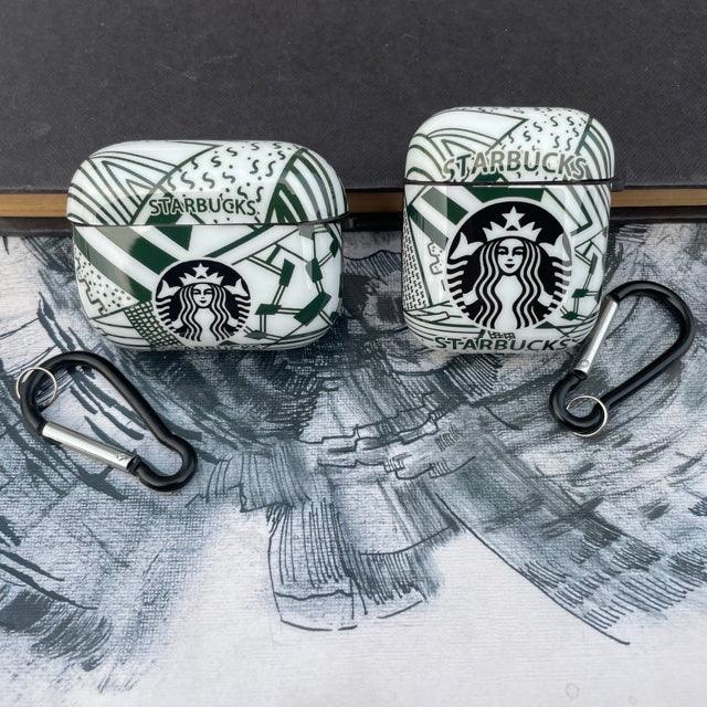Starbucks Glossy Silicone Airpods Case Cover