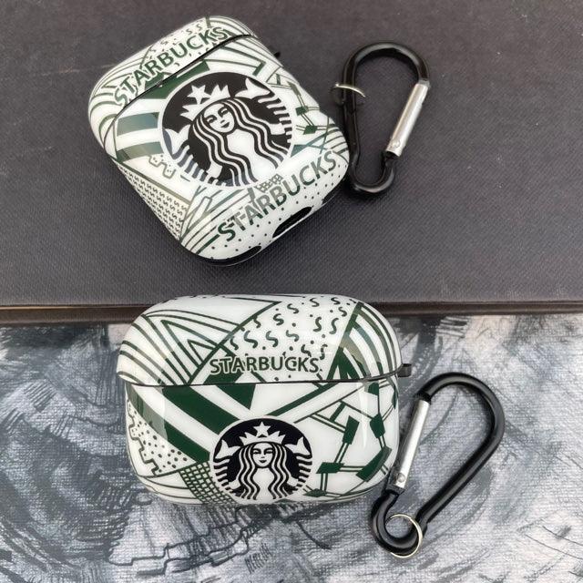 Starbucks Glossy Silicone Airpods Case Cover