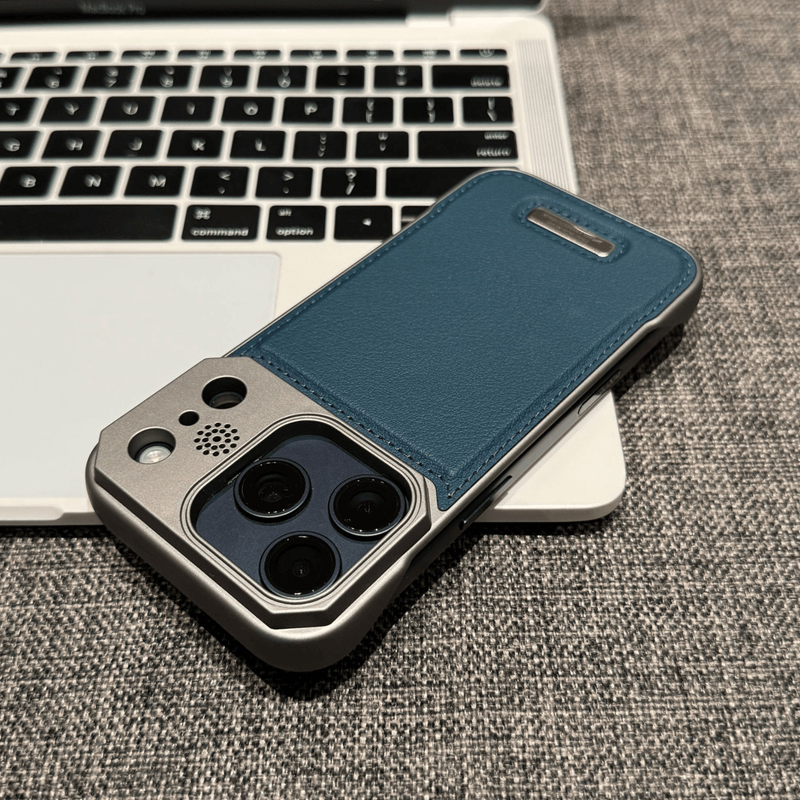 Luxe Scent Leather Frame iPhone Case