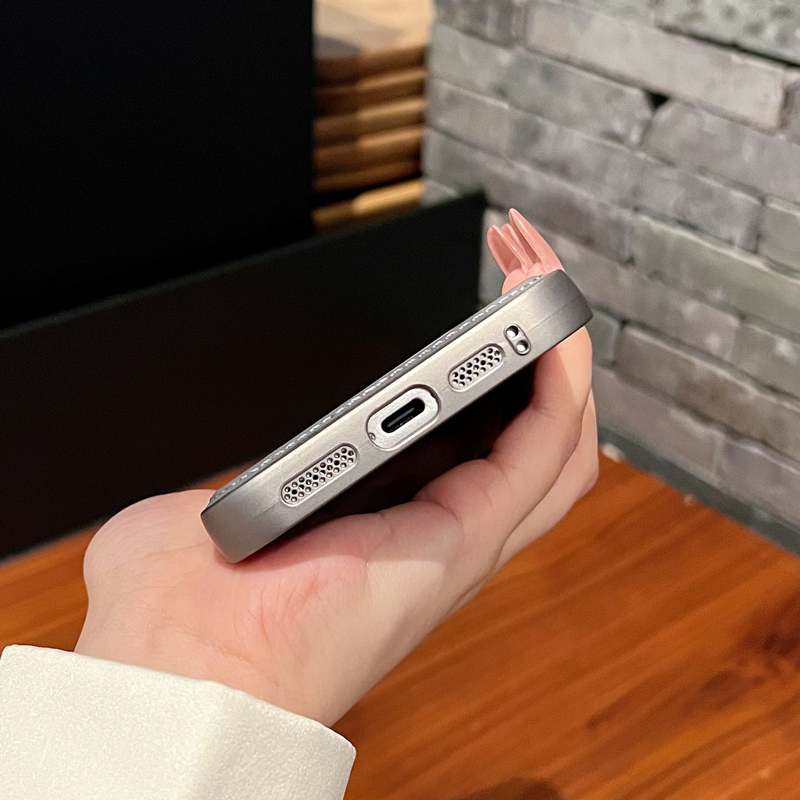 Luxe Scent Leather Frame iPhone Case