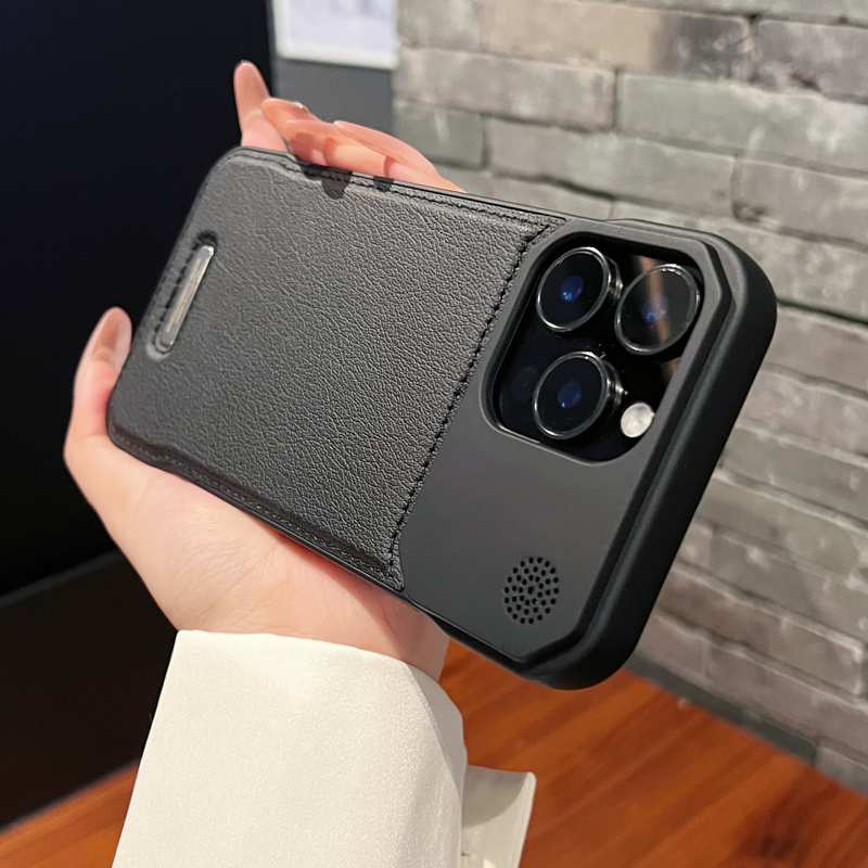 Luxe Scent Leather Frame iPhone Case